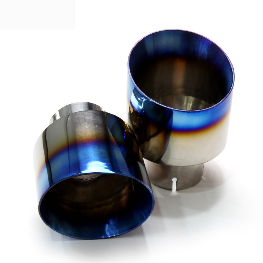 Premium Titanium Exhaust Tips 3.5″/4″/5″ – Bolt-On Upgrade for GTR R35, Dodge Charger, Mustang