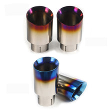 Load image into Gallery viewer, Premium Titanium Exhaust Tips 3.5″/4″/5″ – Bolt-On Upgrade for GTR R35, Dodge Charger, Mustang