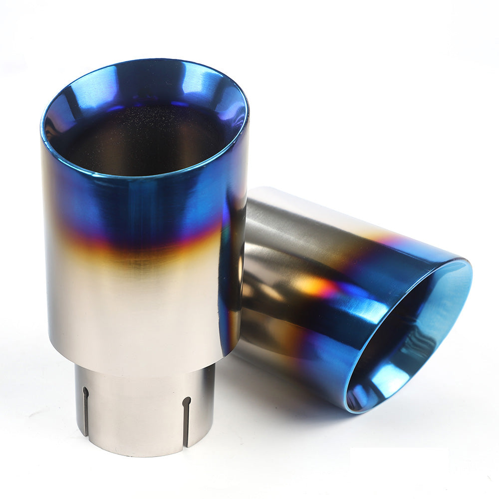 Premium Titanium Exhaust Tips 3.5″/4″/5″ – Bolt-On Upgrade for GTR R35, Dodge Charger, Mustang