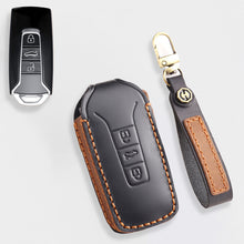 Load image into Gallery viewer, Genuine Leather Key Fob Cover for All 3-Button Volkswagen Key Fobs