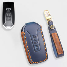 Load image into Gallery viewer, Genuine Leather Key Fob Cover for All 3-Button Volkswagen Key Fobs