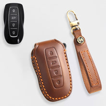 Load image into Gallery viewer, Premium Leather Key Fob Cover for Ford F150 F250 Mustang - Protective Case for 3/4/5 Button Remotes (Fits Bronco/Ranger/Edge)