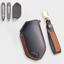 Load image into Gallery viewer, Genuine Leather Key Fob Cover for Kia (5-8 Button)