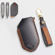 Load image into Gallery viewer, Genuine Leather Key Fob Cover for Kia (5-8 Button)