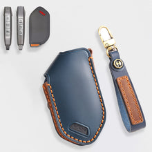 Load image into Gallery viewer, Genuine Leather Key Fob Cover for Kia (5-8 Button)