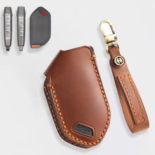 Load image into Gallery viewer, Genuine Leather Key Fob Cover for Kia (5-8 Button)