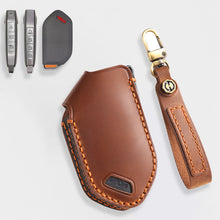Load image into Gallery viewer, Genuine Leather Key Fob Cover for Kia (5-8 Button)
