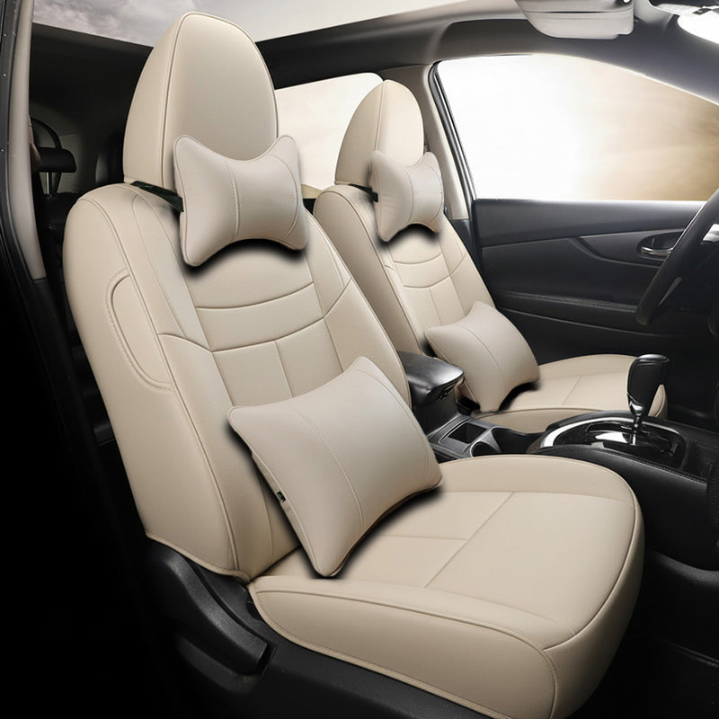 Custom Leather Car Seat Covers Full Set Special For Nissan Rogue (2014-2025)