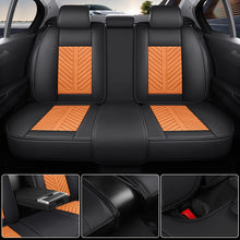 Load image into Gallery viewer, AmanCarport Car Seat Covers Faux Leather 5-Piece Set - Universal Fit for SUV, Truck, Sedan &amp; Most Vehicles