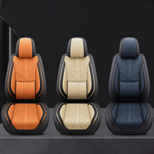 Load image into Gallery viewer, AmanCarport Car Seat Covers Faux Leather 5-Piece Set - Universal Fit for SUV, Truck, Sedan &amp; Most Vehicles