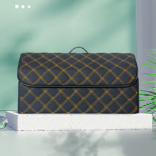 Load image into Gallery viewer, High-Quality New PU Leather Car Trunk Storage Box Folding Travel Organizer Bag SUV Car Interior Gadget Multifunctional Practical Tool Box